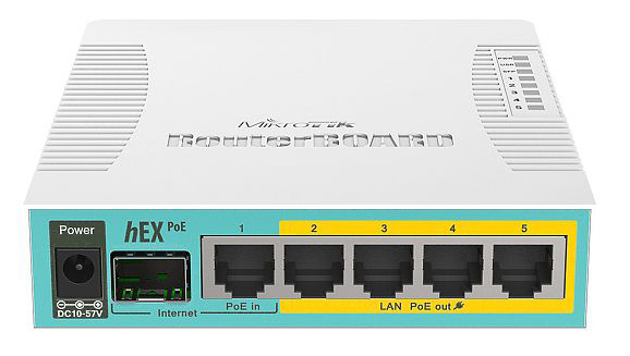 Маршрутизатор MikroTik hEX PoE
